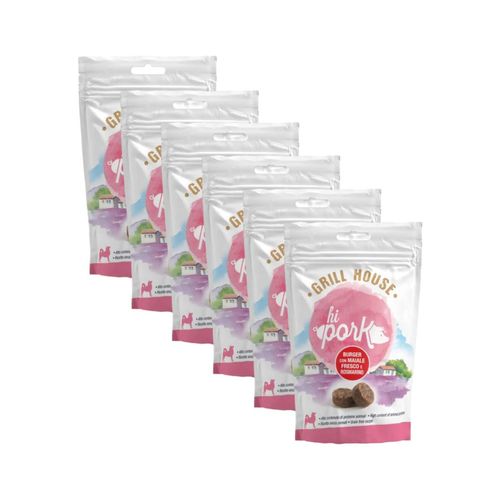 Kit Risparmio 6x60G Hi Pork Dog Snack Burger