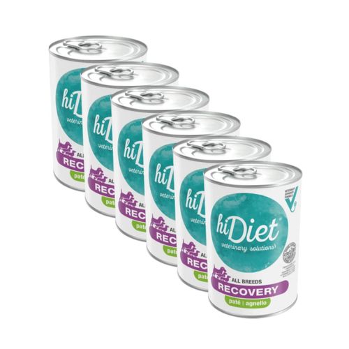 Kit Risparmio 6x400G Hi Diet Dog Recovery Paté