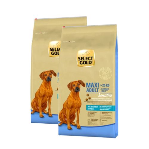 Kit Risparmio 2x12KG Select Gold Dog Adult Extra Sensitive Maxi
