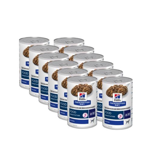 Kit Risparmio 12x370G Hill's Prescription Diet z/d Food Sensitivities Dog