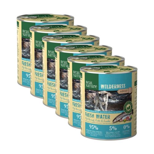 Kit Risparmio 6x800G Real Nature Wilderness Dog