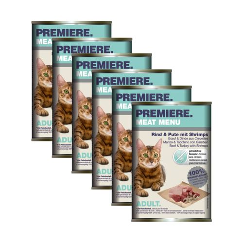 Kit Risparmio 6x400G Premiere Meat Menu Cat
