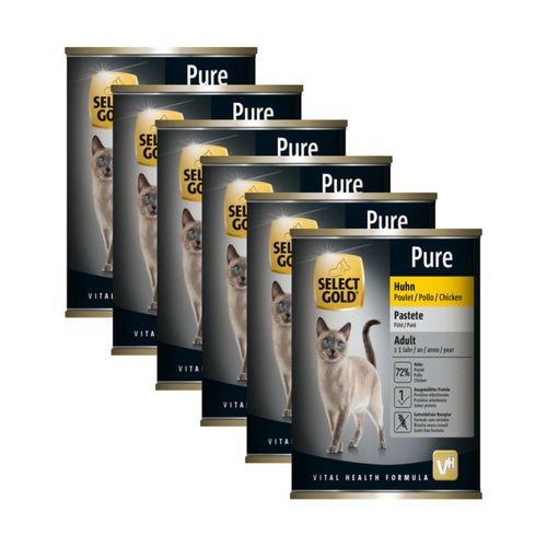 Kit Risparmio 6x400G Select Gold Pure Cat