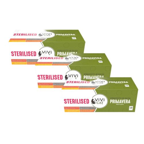 Kit Risparmio 144x85G Vivi Cat Sterilised
