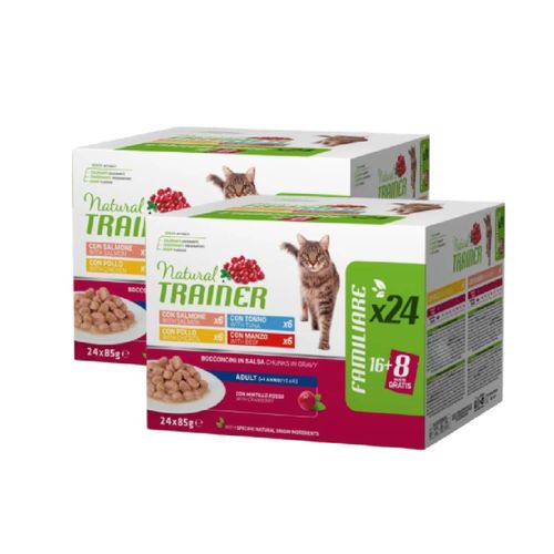 Kit Risparmio 48x85G Natural Trainer Cat Busta