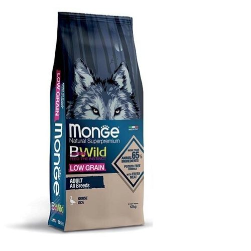 Monge Natural Superpremium BWild Low Grain Adult All Breeds con Oca