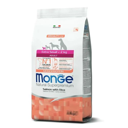 Monge Natural Superpremium Adult Extra Small con Salmone