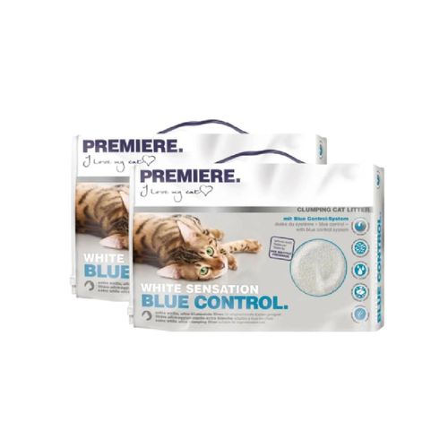 Kit Risparmio 2x12L Premiere Lettiera Gatto Blu Control