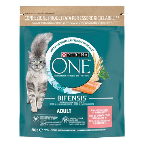 Purina One Gatto Adult Salmone e Cereali Integrali
