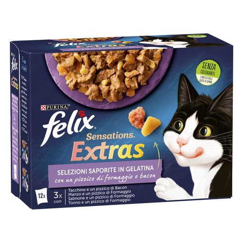 Felix Sensations Extras Cat Busta Multipack 12x85G