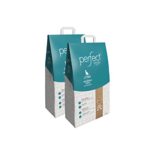 Kit Risparmio 2x20L Perfect Lettiera Gatto Eco