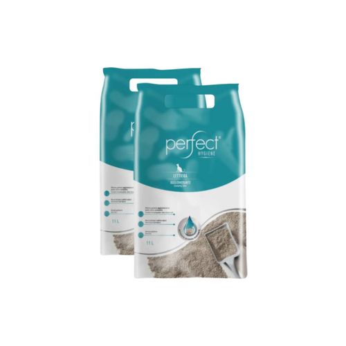 Kit Risparmio 2x11L Perfect Lettiera Gatto Ultra Agglomerante
