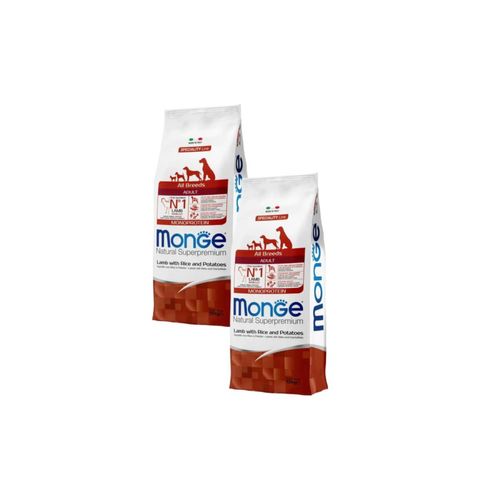 Kit Risparmio 2x12KG Monge Natural Superpremium Adult Agnello