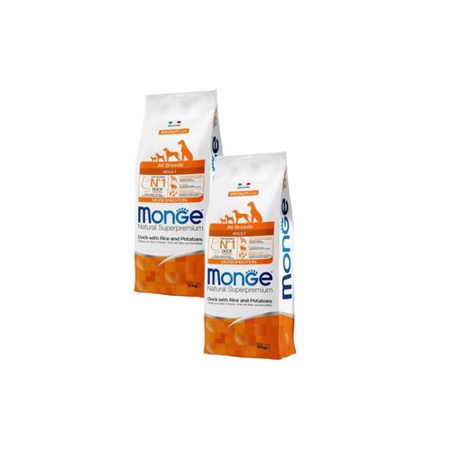 Kit Risparmio 2x12KG Monge Natural Superpremium Adult Anatra