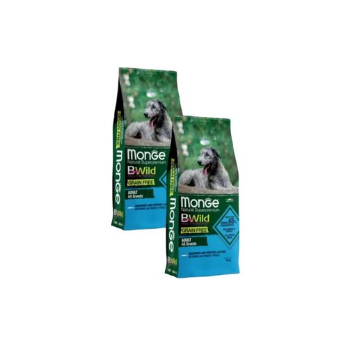 Kit Risparmio 2x12KG Monge Natural Superpremium BWild Adult Acciughe