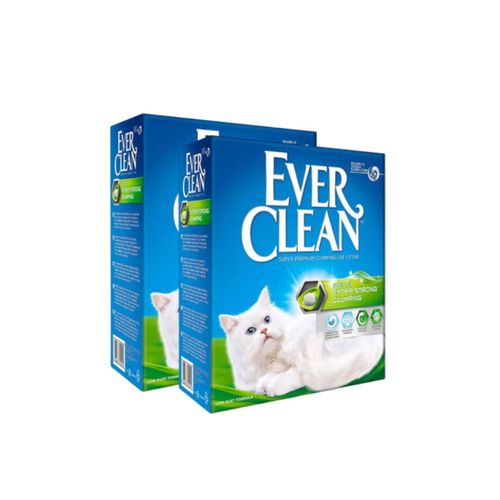 Kit Risparmio 2x10L Ever Clean Lettiera Gatto Extra Strong Scented