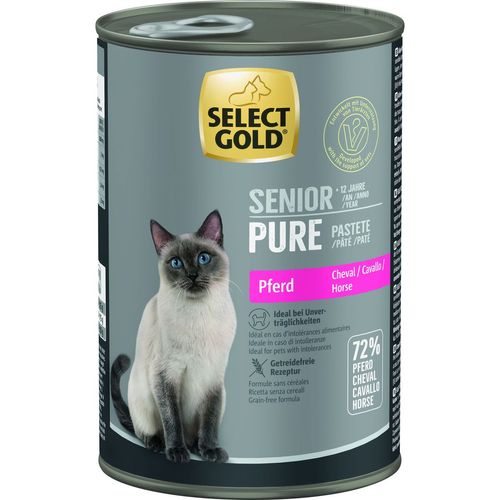 Select Gold Pure Paté Cat Senior Lattina 400G
