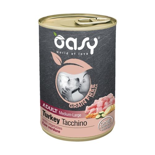 Oasy Adult Medium Large Grain Free Lattina 400G