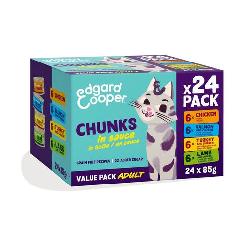 Edgard&Cooper Cat Lattina Multipack 24x85G
