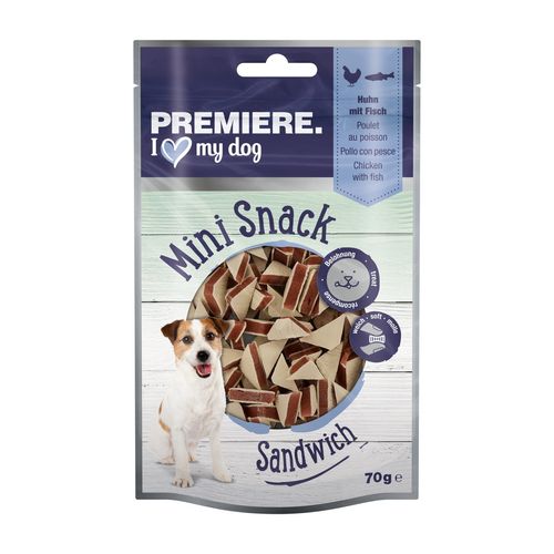 Premiere Dog Mini Snack Sandwich 70G