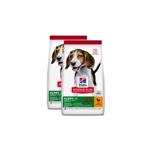 Kit Risparmio 2x14KG Hill's Science Plan Medium Puppy