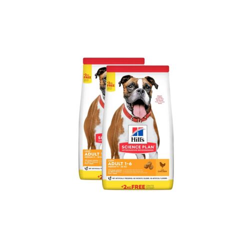 Kit Risparmio 2x14KG Hill's Science Plan Light Medium Adult Dog