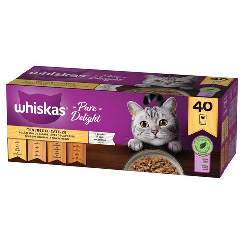 Whiskas Pure Delight Cat Busta Multipack 40x85G