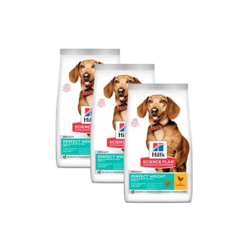 Kit Risparmio 3x1.5KG Hill's Science Plan Perfect Weight Small Mini Adult Dog