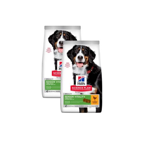 Kit Risparmio 2x12KG Hill's Science Plan Senior Vitality Large Dog