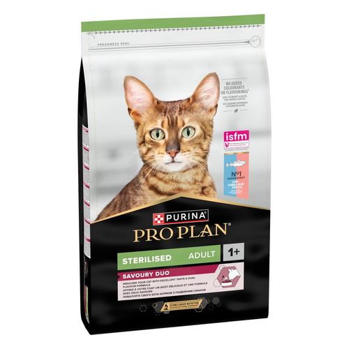 Purina Pro Plan Sterilised Adult 1+ Savoury Duo con Merluzzo e Trota