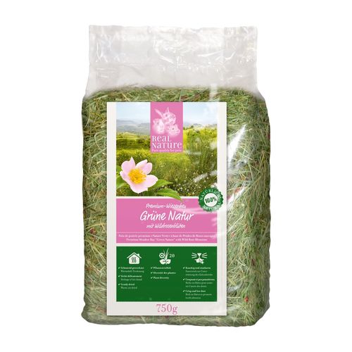 Real Nature Fieno per Roditori Green Nature Rosa