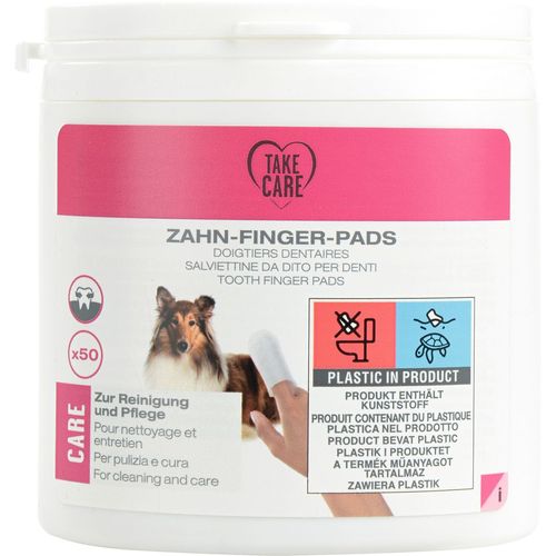 Take Care Salviette da Dito Monouso per Pulizia Denti