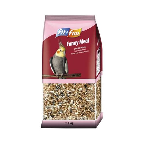 Fit and Fun Funny Meal Mangime per Parrocchetti Grandi