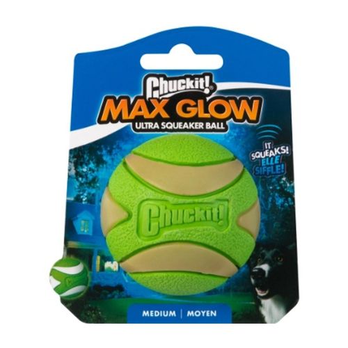 Chuckit! Cane Palla Ultra Squeaker Max Glow