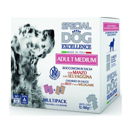 Special Dog Excellence Medium Adult Busta Multipack 12x100G