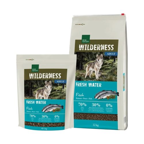 Kit Risparmio 12KG+1KG Real Nature Dog Wilderness Fresh Water