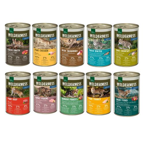 Set Prova Multigusto 10x400G Real Nature Cat Wilderness
