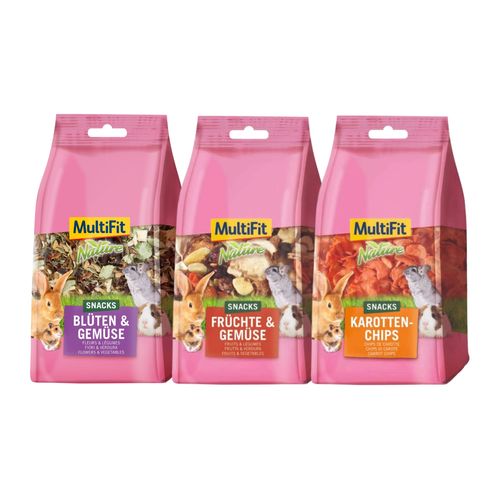 Set Prova Multigusto 3x100G MultiFit Snack per Roditori