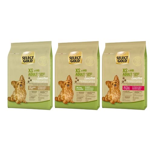 Set Prova Multigusto 3x1KG Select Gold Toy Dog Sensitive