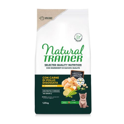Natural Trainer Selected Kitten No Grain Pollo