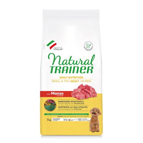 Natural Trainer Adult Small & Toy con Manzo