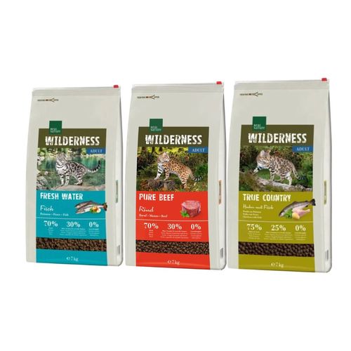 Kit Multigusto 3x7KG Real Nature Wilderness Cat