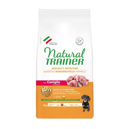Natural Trainer Sensitive Dog No Gluten Adult Mini Coniglio