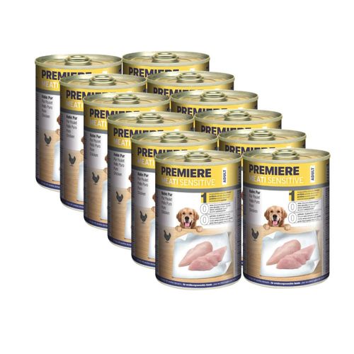 Kit Risparmio 12x400G Premiere Meati Sensitive Dog Adult