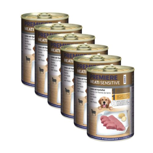 Kit Risparmio 6x800G Premiere Dog Adult Meati Sensitive