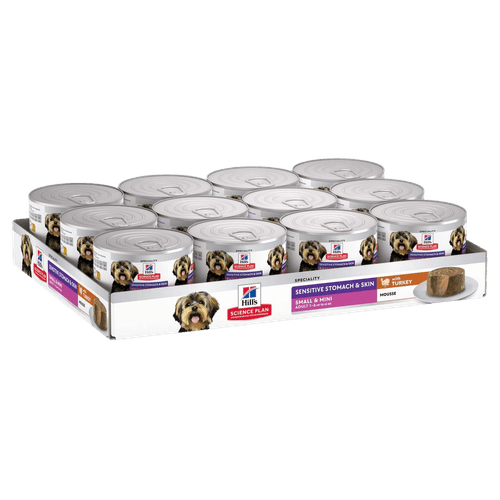 Hill’s Science Plan Sensitive Stomach & Skin Small & Mini Dog Lattina Multipack 12x200G