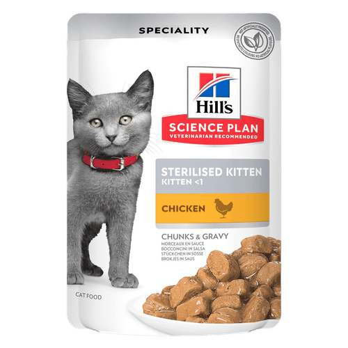 Hill's Science Plan Sterilised Kitten Busta Multipack 48x85G