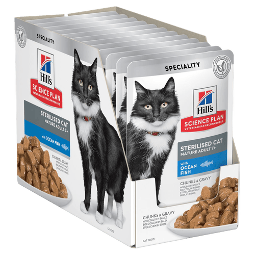 Hill's Science Plan Senior Sterilised Busta Multipack 12x85G