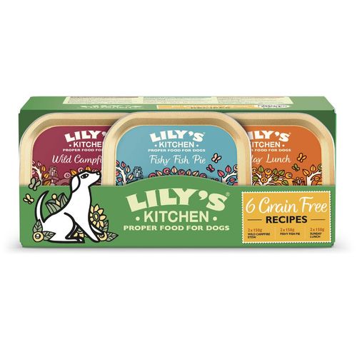 Lily's Kitchen Dog Grain Free Recipes Vaschetta Multipack 6x150G