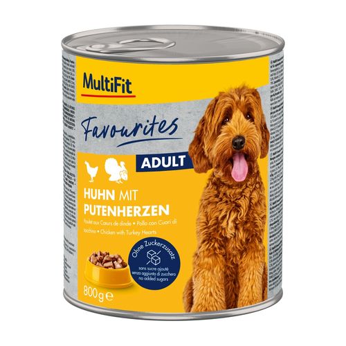 Multifit Favourites Dog Lattina 800G